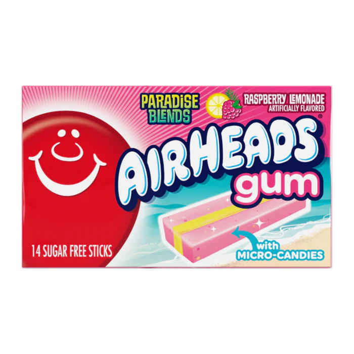 Airheads Gum Paradise Blends Raspberry Lemonade (34g)