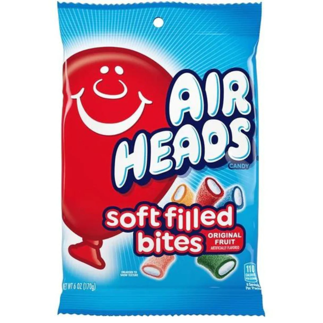 Airheads Soft Filled Bites (170g)
