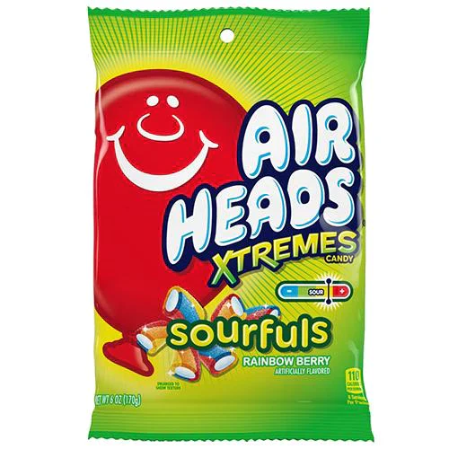 Airheads Xtremes Sourful Rainbow Berry Pencil (170g)