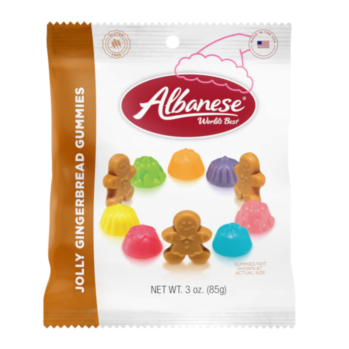Albanese World's Best Jolly Gingerbread Gummies (85g)