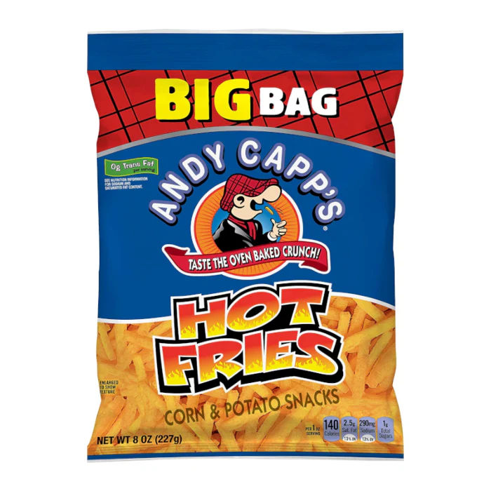 Andy Capp Hot Fries BIG BAG (226g)