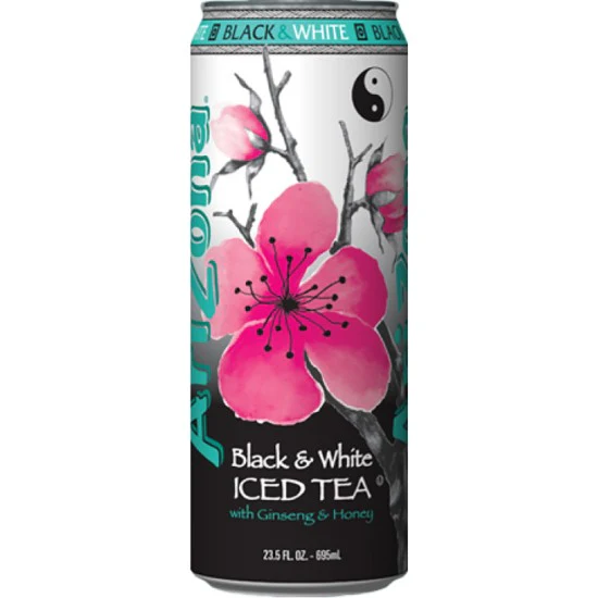 AriZona Black & White Iced Tea (695ml)