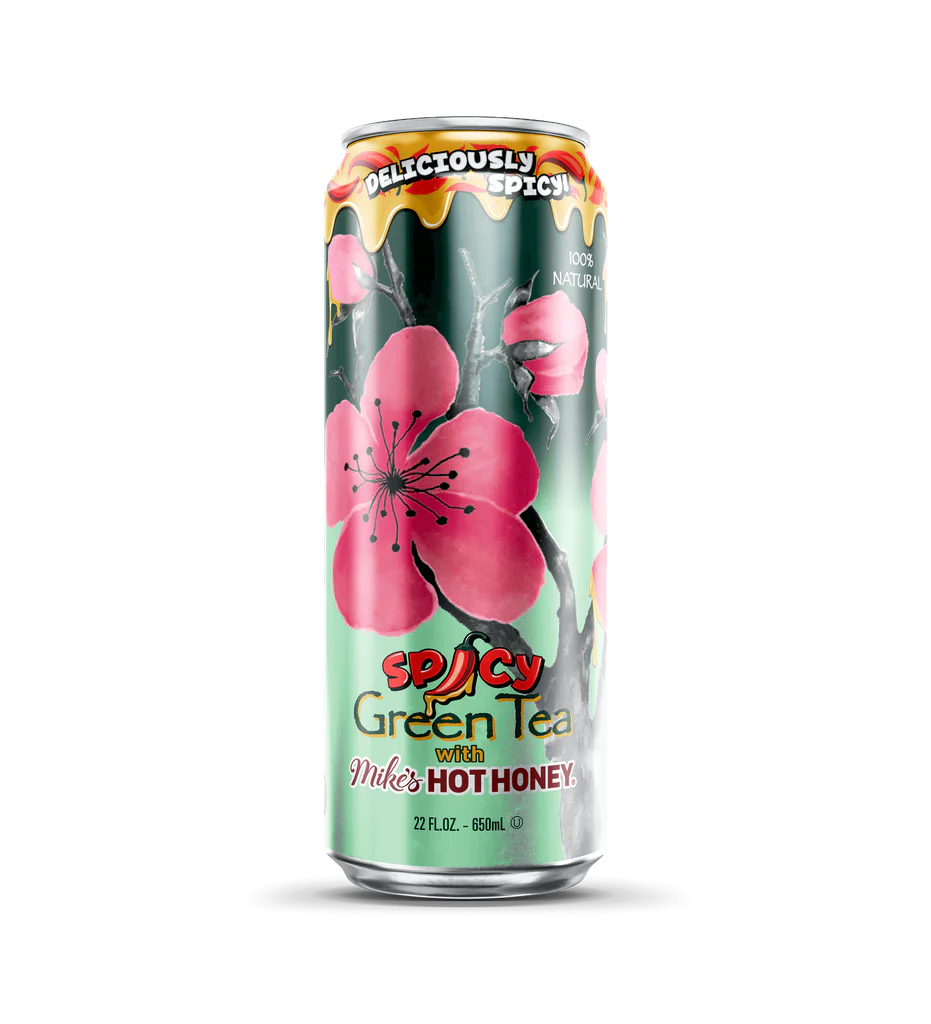 Arizona x Mike's Hot Honey Green Tea (650ml)