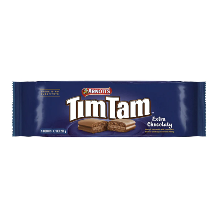 Arnotts Tim Tam Extra Chocolaty Biscuits (175g)