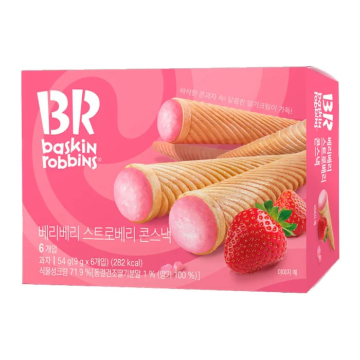 Baskin Robbins Berry Berry Strawberry Cones (54g)