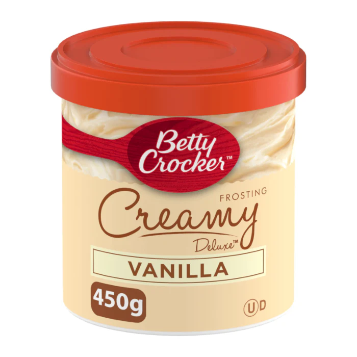 Betty Crocker Creamy Deluxe Vanilla Frosting (450g)