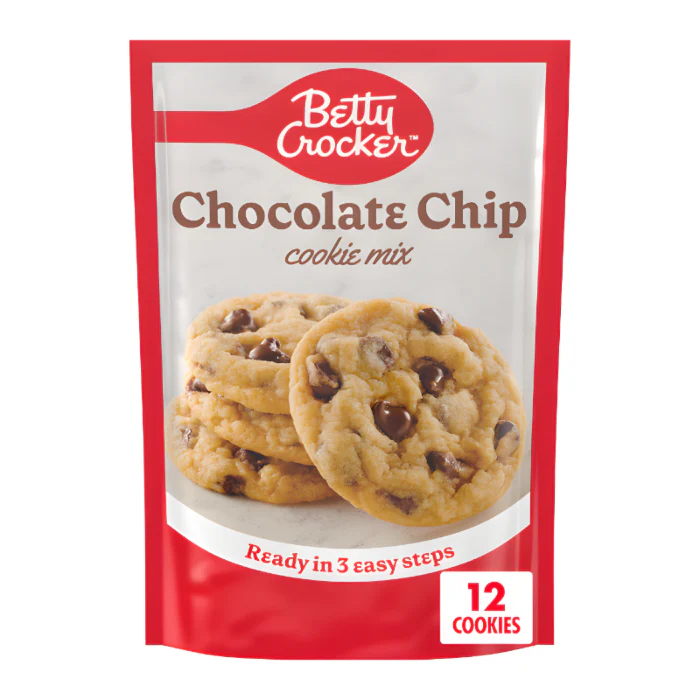 Betty Crocker Snack Size Chocolate Chip Cookie Mix (212g)