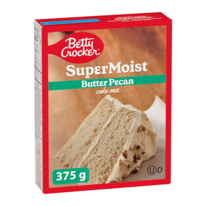 Betty Crocker Super Moist Butter Pecan Cake Mix (375g) (Canadian)