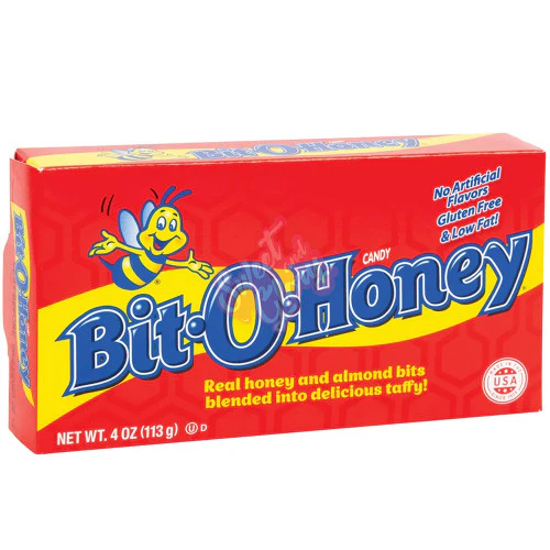 Bit-O-Honey Honey & Almond Taffy Theatre Box (113g)