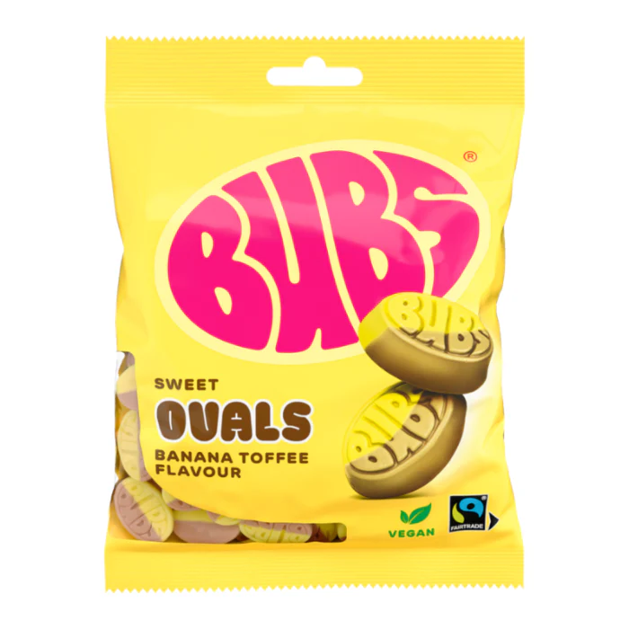 BUBS Sweet Banana Toffee Ovals (156g)