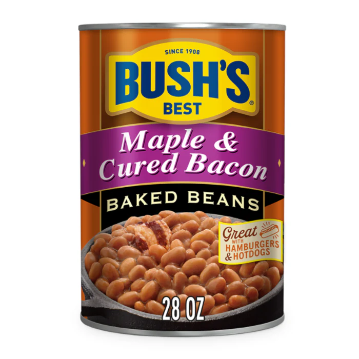 Bush's Best Maple & Cured Bacon Baked Beans (794g)