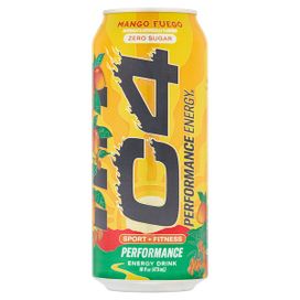 C4 Zero Sugar Mango Fuego Energy Drink (473ml)
