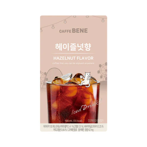 Caffe Bene Hazelnut Coffee Pouch Drink (190ml)