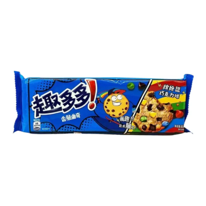 Chips Ahoy Crispy Cookies Colorful Chocolate (China) (85g)