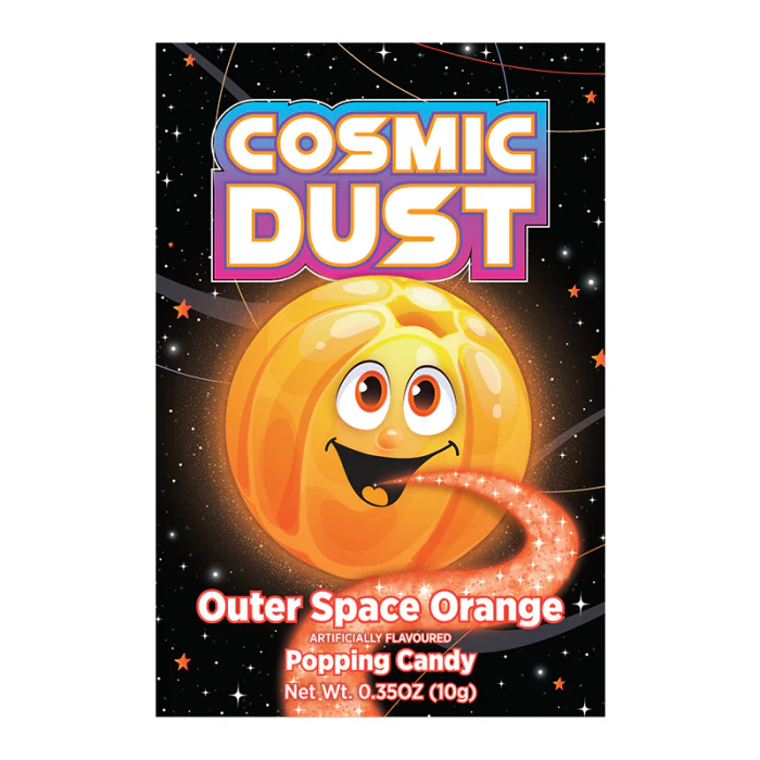 Cosmic Dust Outer Space Orange Popping Candy (10g)