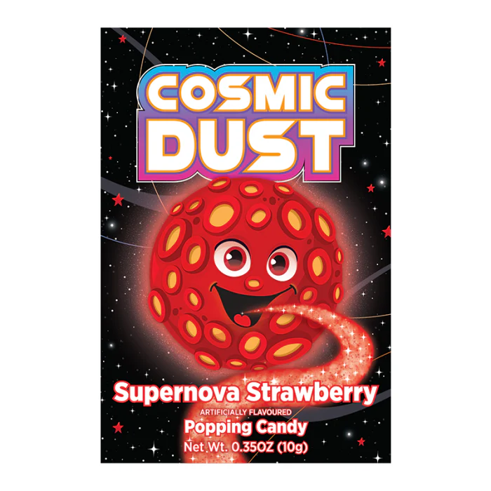 Cosmic Dust Supernova Strawberry Popping Candy (10g)