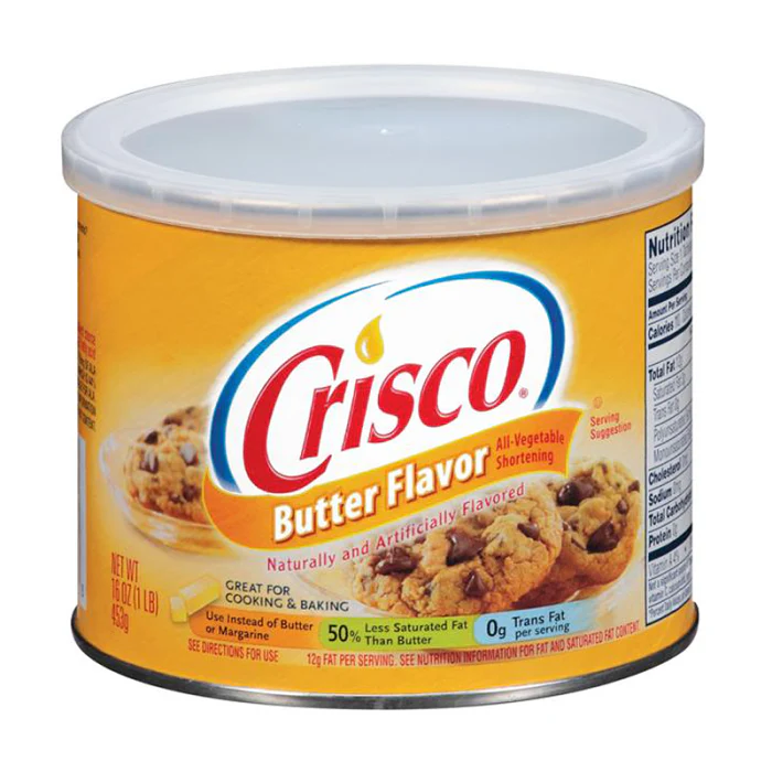 Crisco All Vegetable Butter Flavour Shortening (453g)
