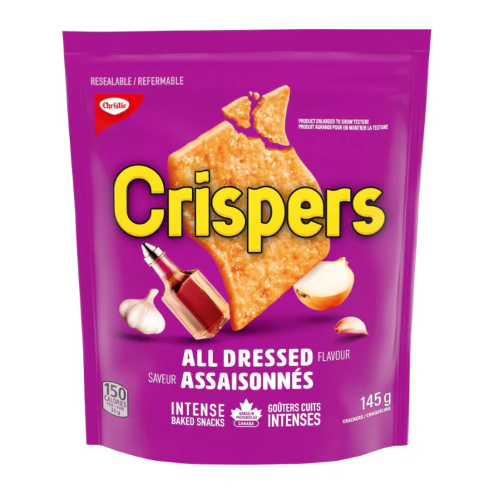 Crispers All Dressed Crackers (145g)