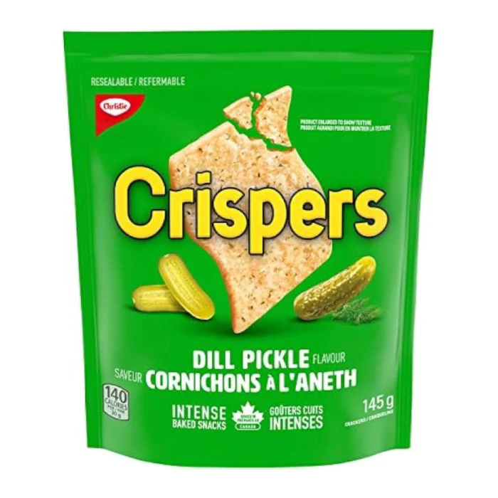 Crispers Dill Pickle Crackers (145g)
