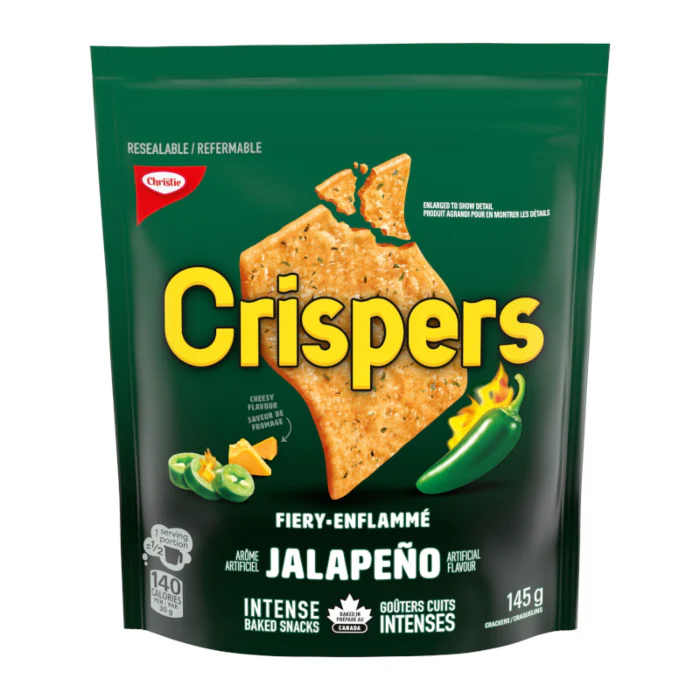 Crispers Jalapeno Crackers (145g)