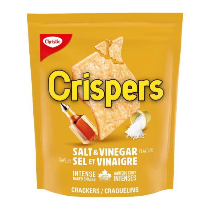 Crispers Salt & Vinegar Crackers (145g)