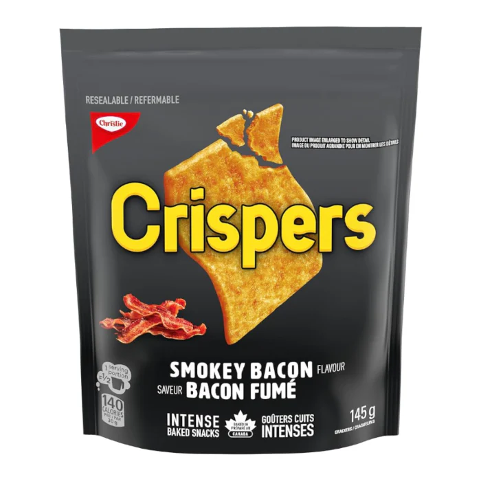 Crispers Smokey Bacon Crackers (145g)