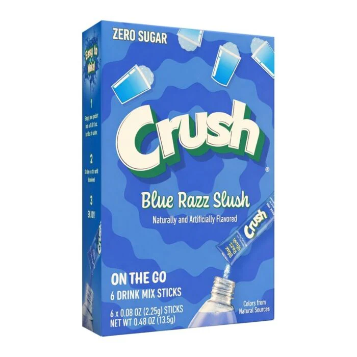 Crush Blue Razz Slush Singles to Go (13.5g)