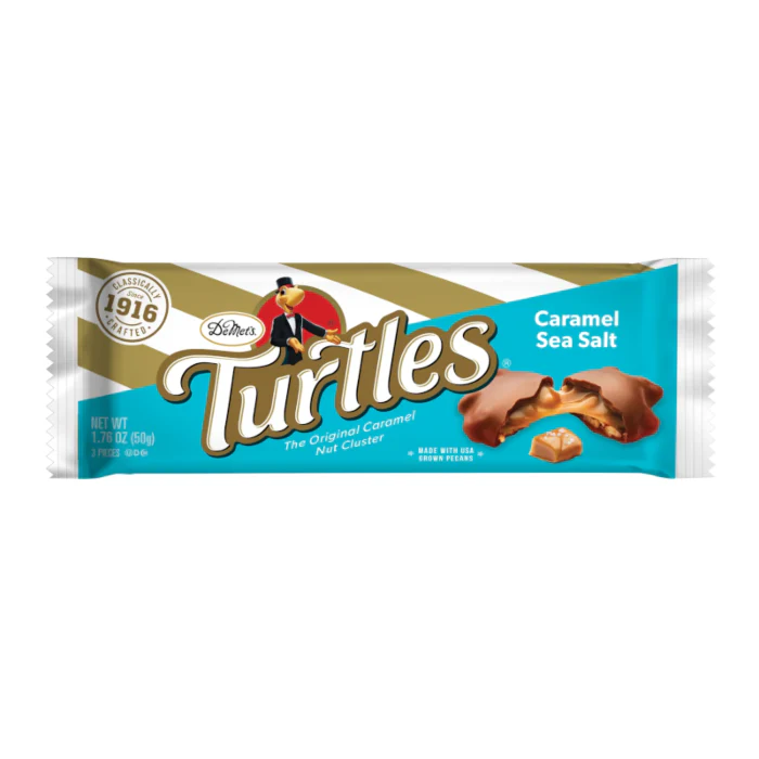 DeMet's Turtles Sea Salt Caramel 3 Pack (50g)