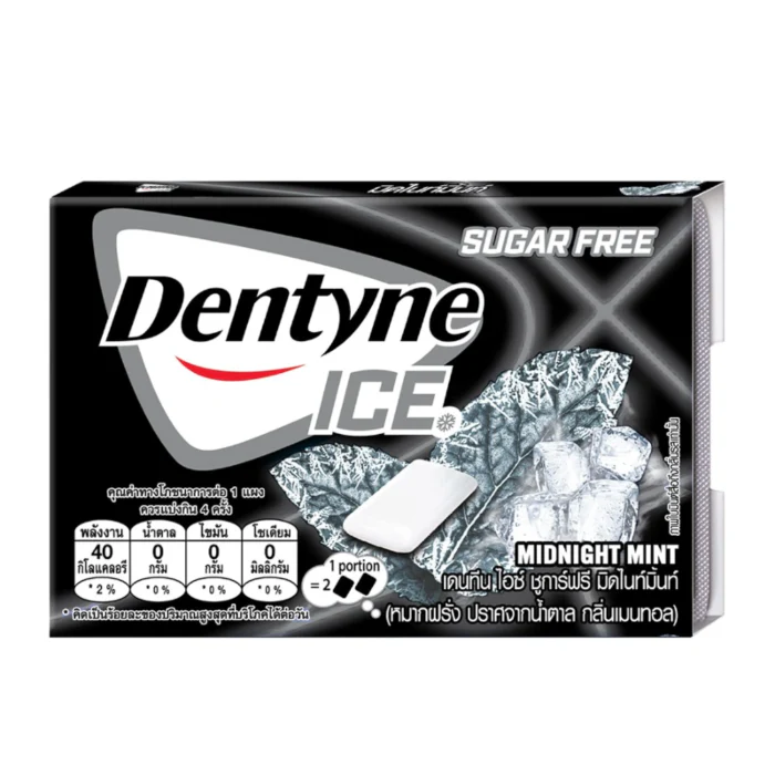 Dentyne Ice Chewing Gum Midnight Mint Flavour (11g)