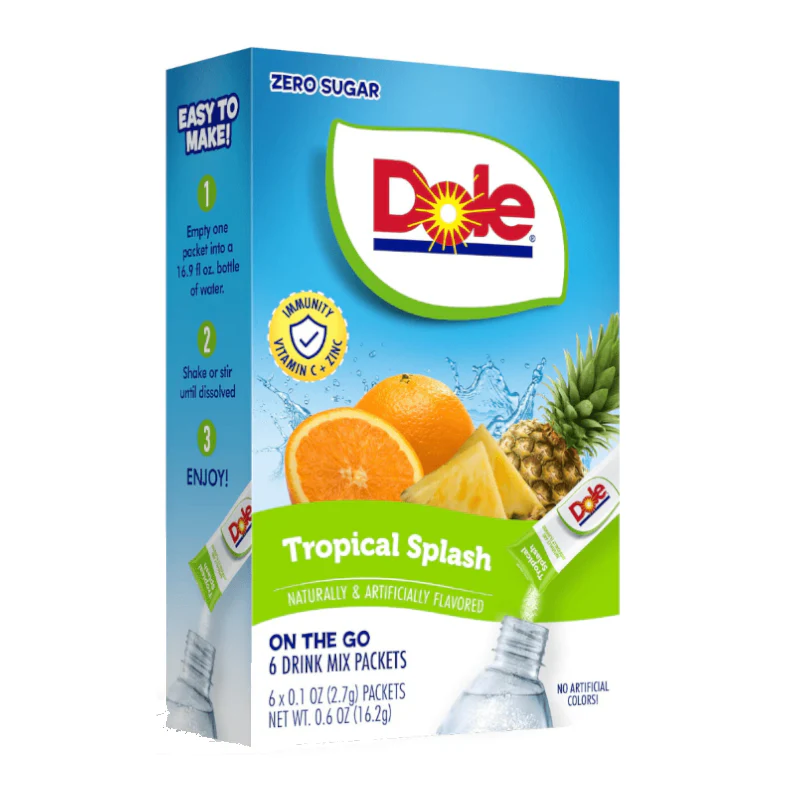 Dole Tropical Splash Singles To Go (16.2g)