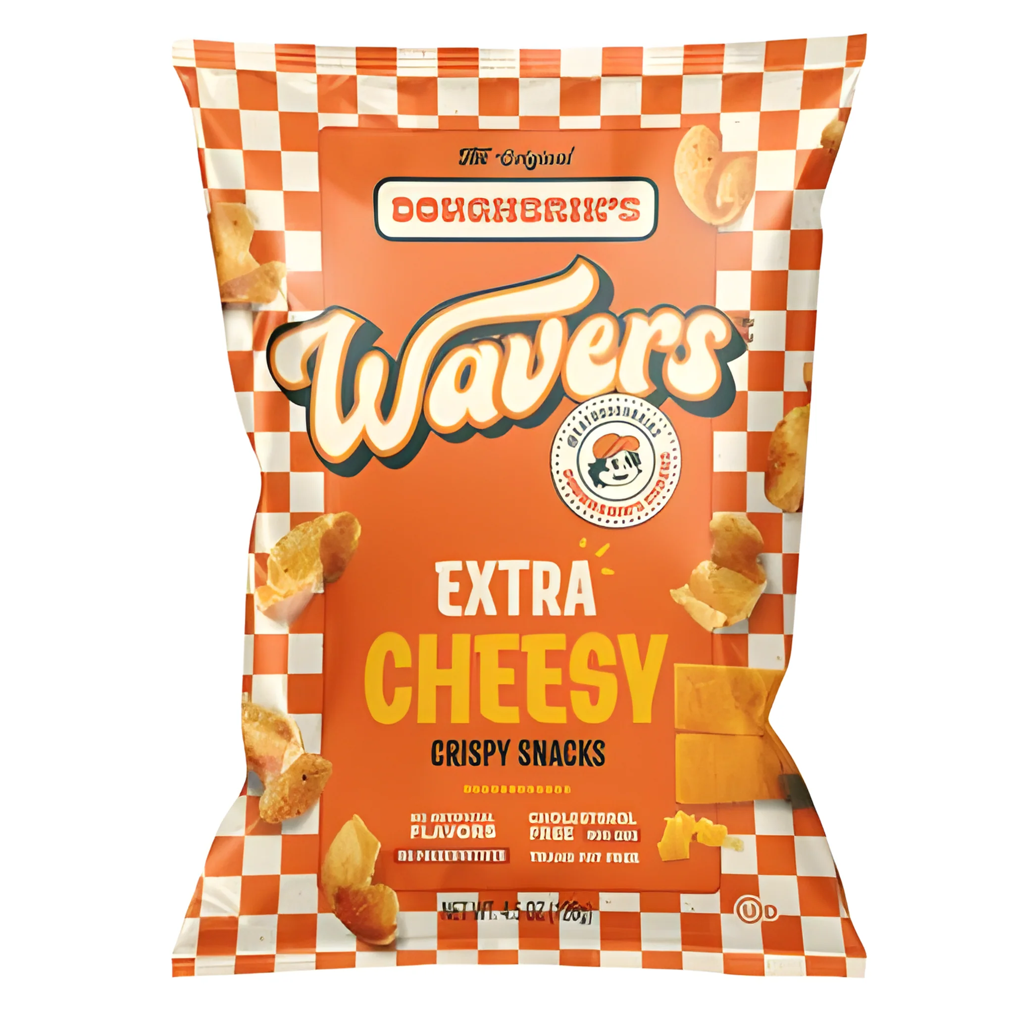 Doughbrik’s Wavers Extra Cheesy Crispy Snacks (126g)