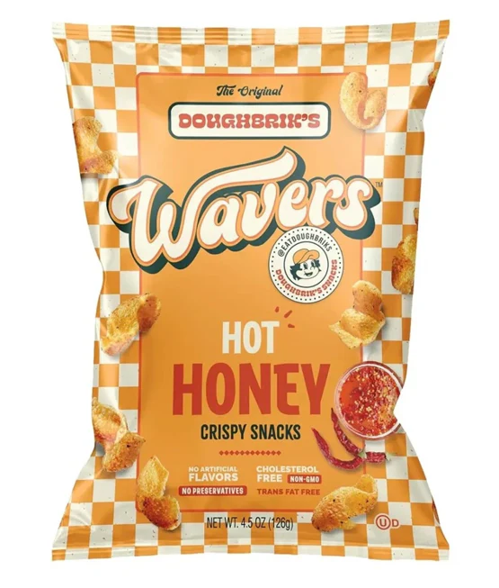 Doughbrik’s Wavers Hot Honey Crispy Snacks (126g)
