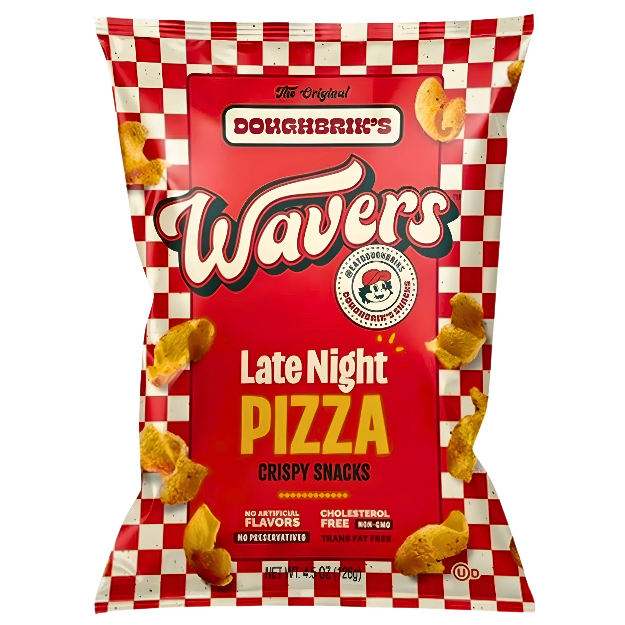Doughbrik’s Wavers Late Night Pizza Crispy Snacks (126g)