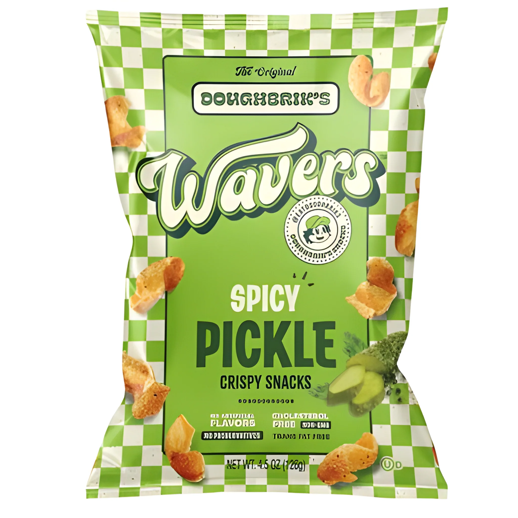 Doughbrik’s Wavers Spicy Pickle Crispy Snacks (126g)