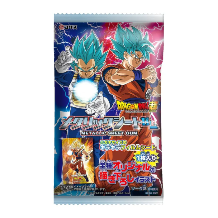 Dragon Ball Super Metallic Sheet Soda Gum (Japan) (3.5g)