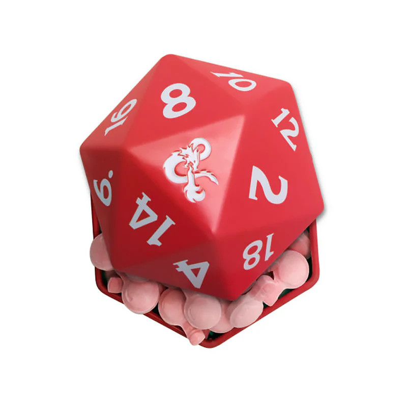 Dungeons & Dragons D20 +1 Cherry Potion Candy Tin (34g)