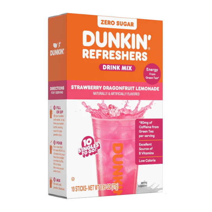 Dunkin' Refreshers Singles to go Strawberry Dragonfruit Lemonade (27g)