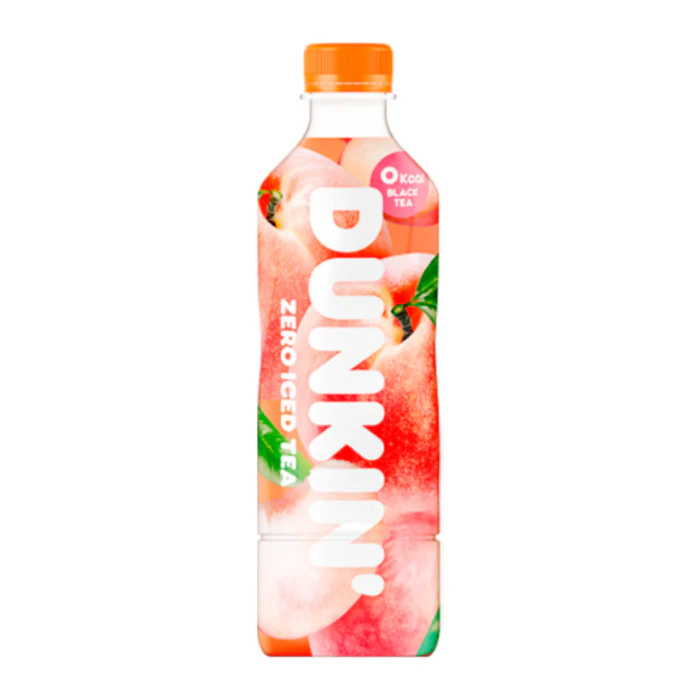 Dunkin' White Peach Iced Tea Zero Sugar (500ml)