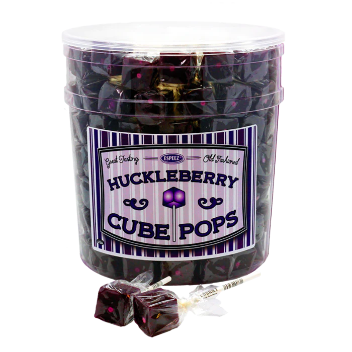 Espeez Huckleberry Cube Single Lollipop (21g)