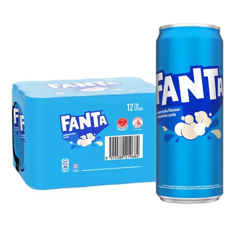 Fanta Cream Soda Case of 12 (12 x 320ml)