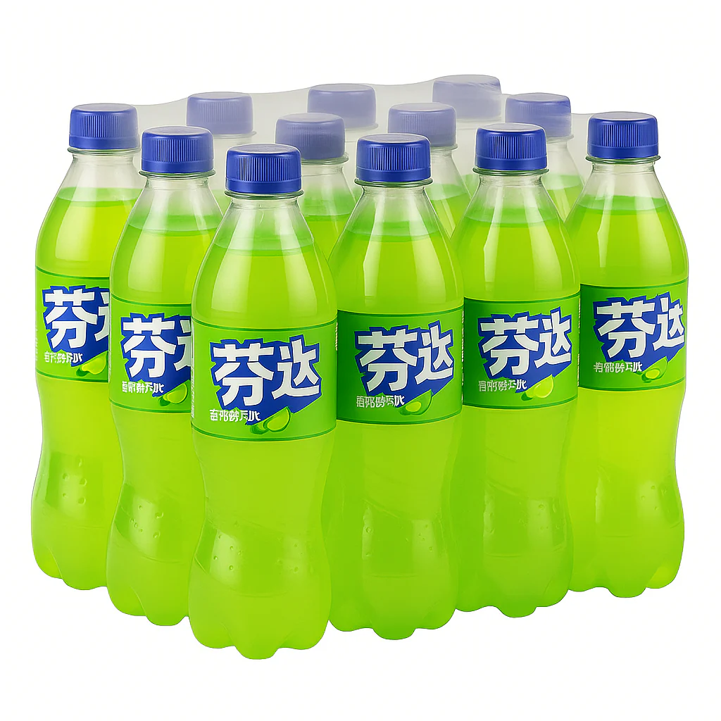 Fanta Lime (China) (500ml) Case of 12 (500ml x12)