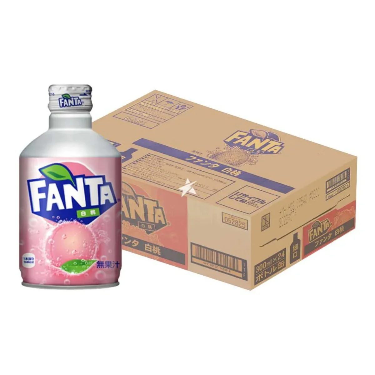 Fanta White Peach Case of 24 (Japan) (24 x 300ml)