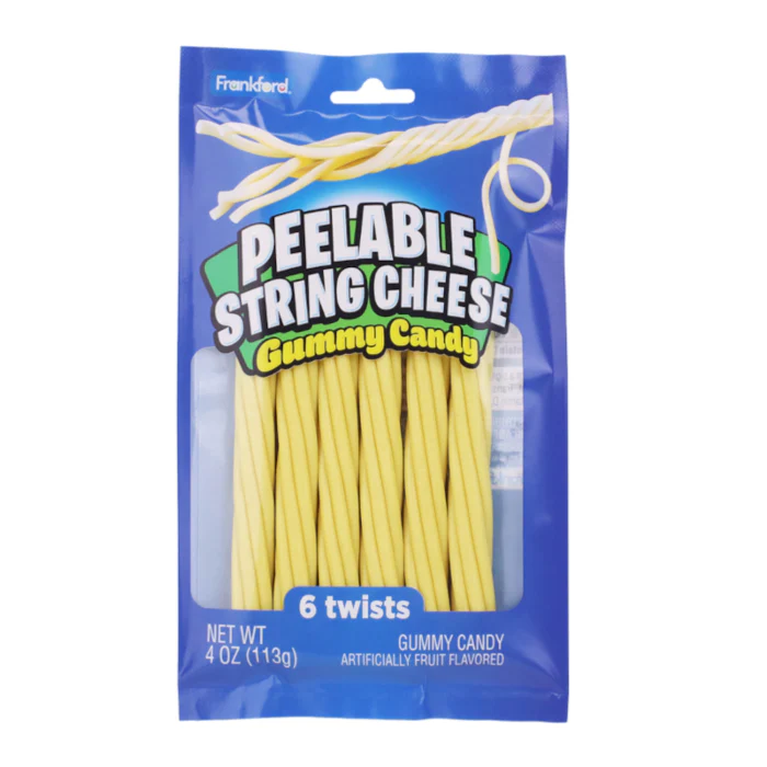 Frankford Peelable String Cheese Gummy Candy (113g)