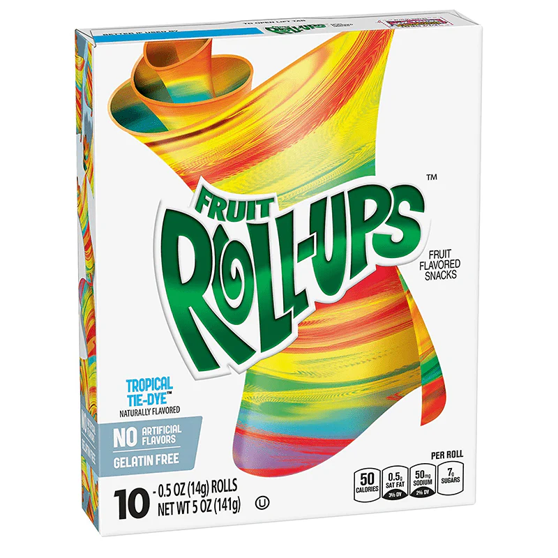 Fruit Roll-Ups Tropical Tie Dye (141g) - Image 2