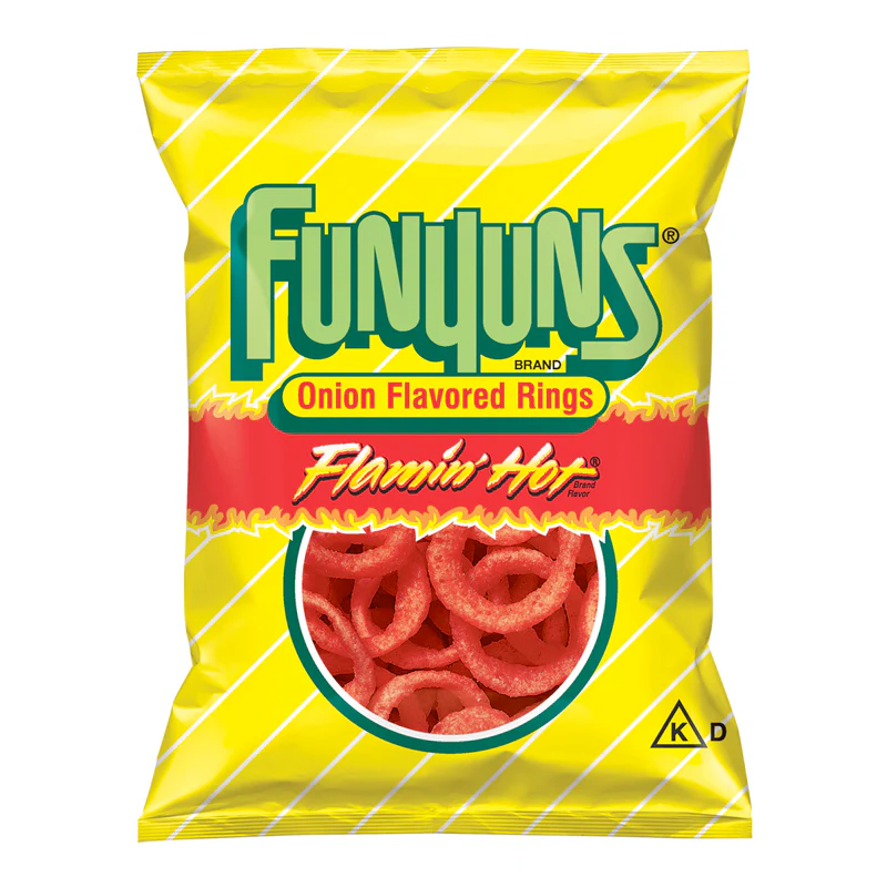 Funyuns Onion Rings Flamin' Hot (163g) - Image 2
