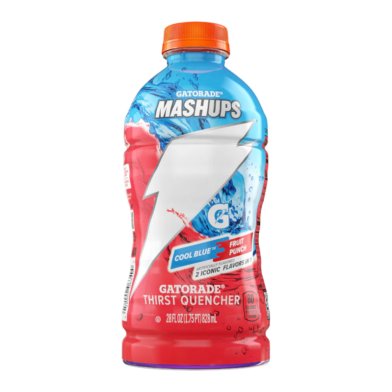 Gatorade Thirst Quencher Mashups Cool Blue Fruit Punch (828ml)