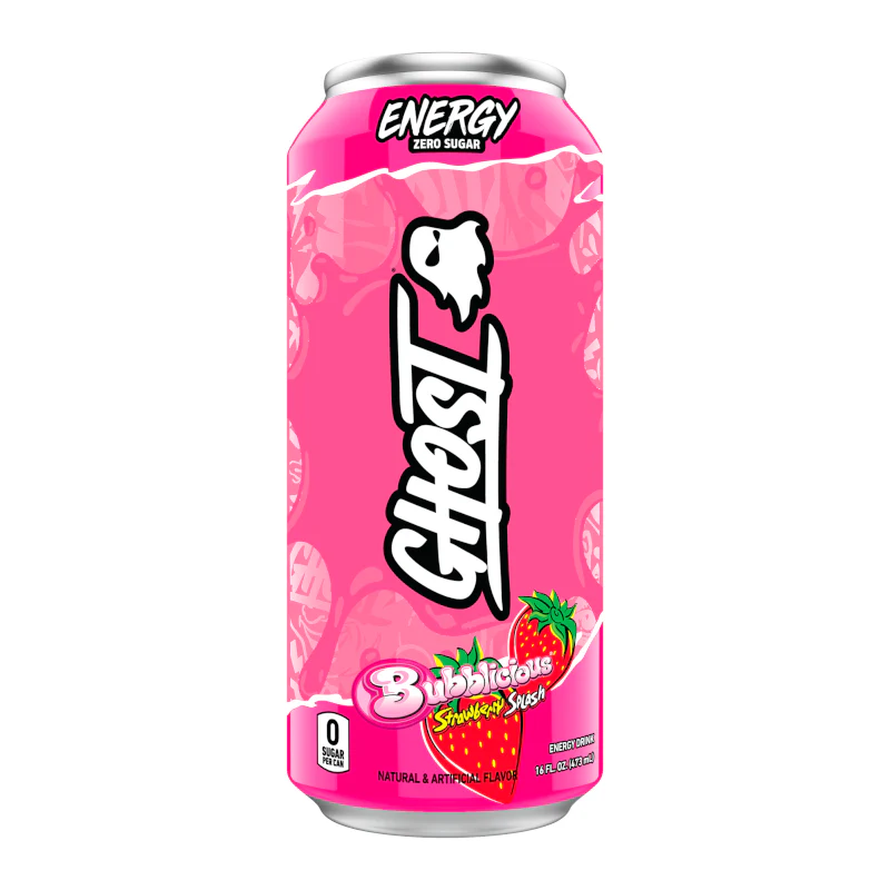 Ghost Bubblicious Strawberry Splash Energy Drink (473ml)