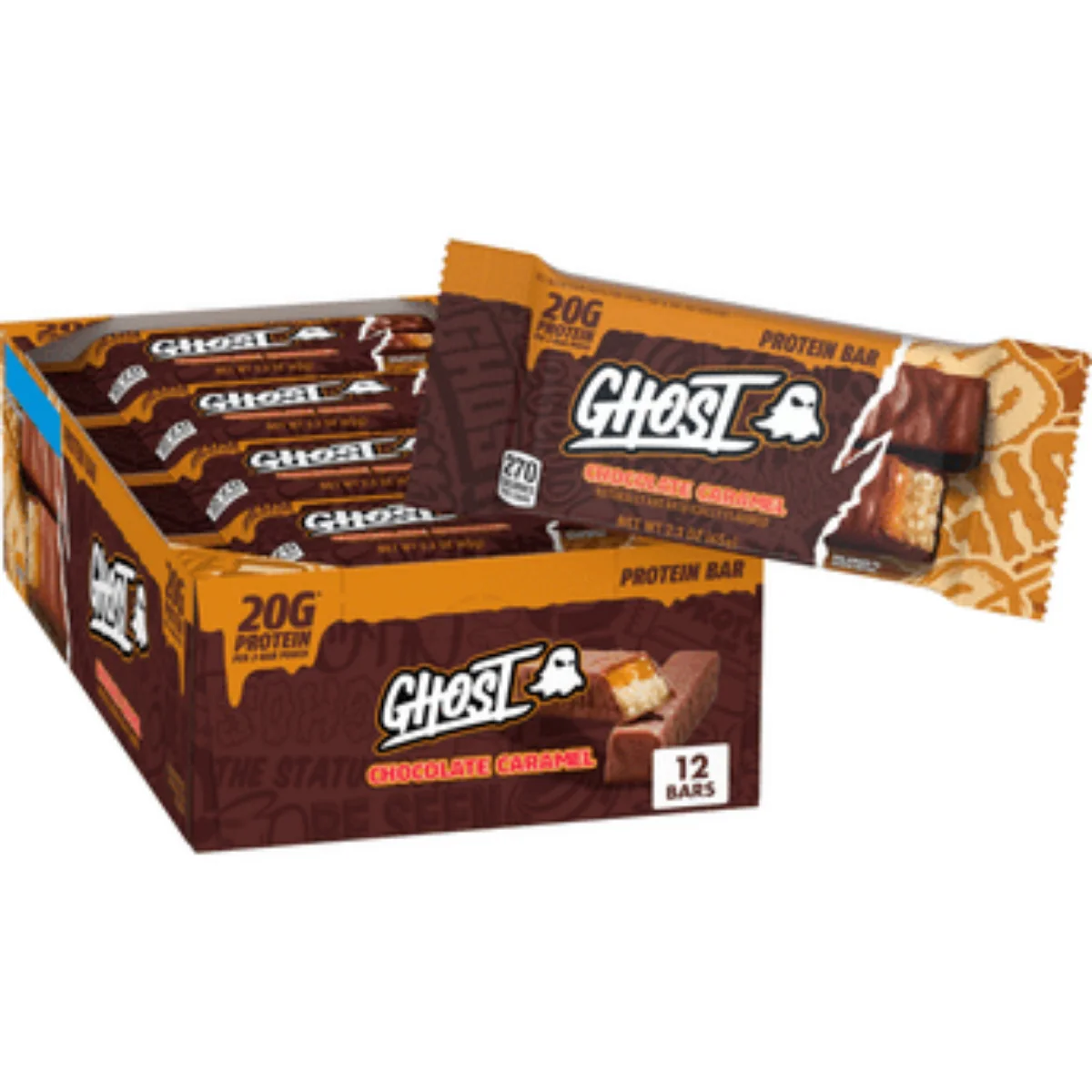 Ghost Chocolate Caramel Protein Bar (65g)
