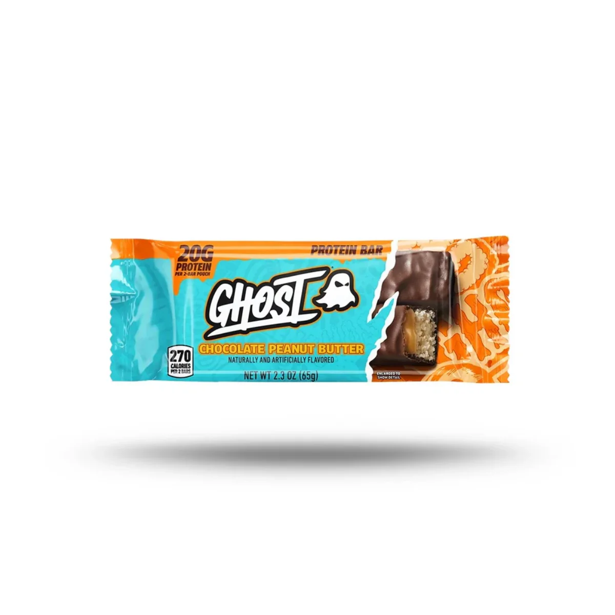 Ghost Peanut Butter Protein Bar (65g)