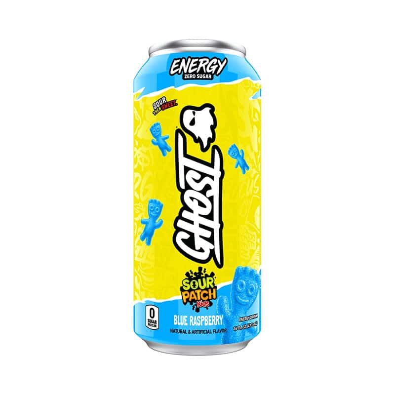 Ghost Sour Patch Kids Blue Raspberry Energy Drink (473ml)